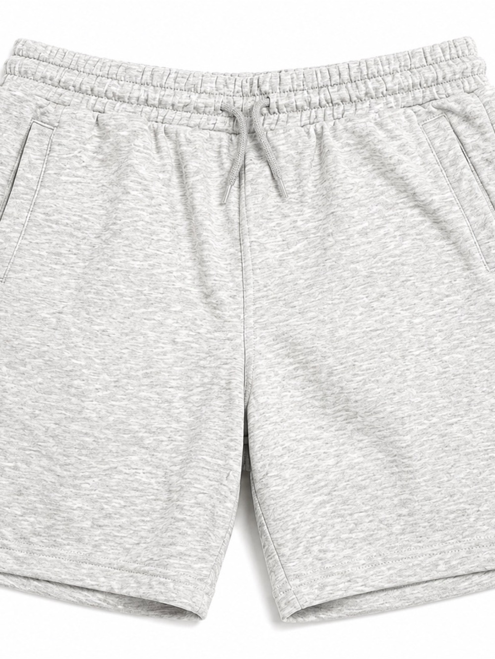 Light Gray Men's H&M Drawstring Sweat Shorts